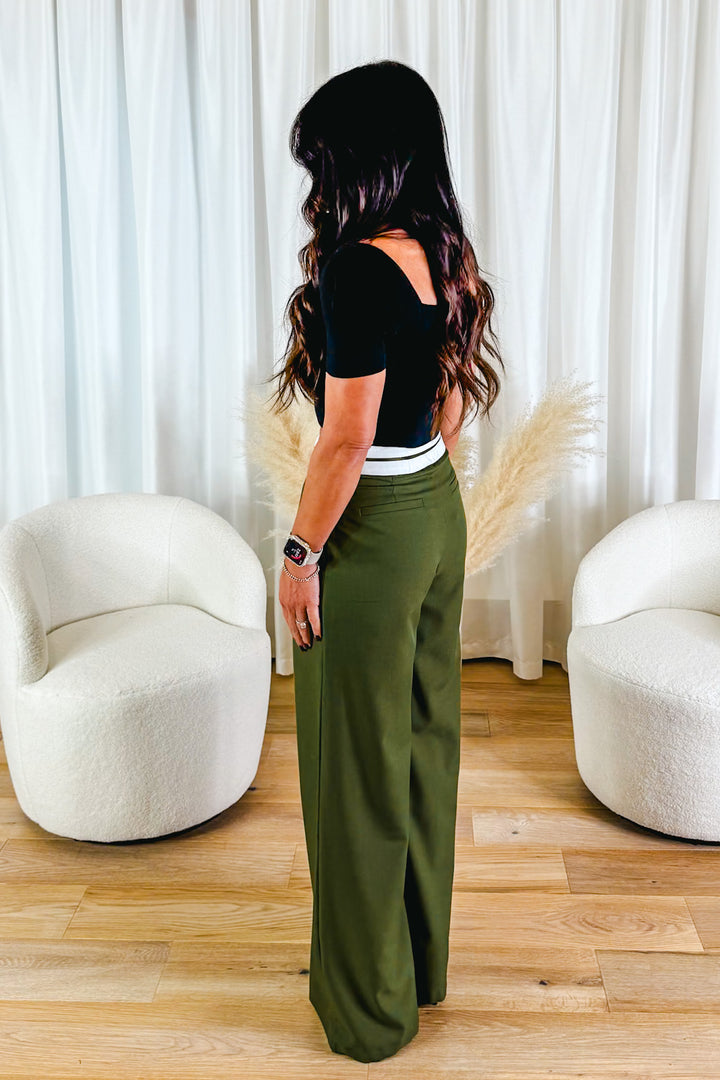 Tammie Trousers In Olive