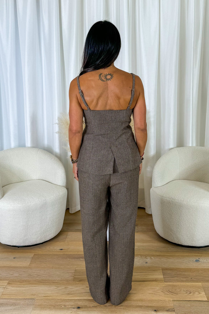 Amanda Herringbone Trousers